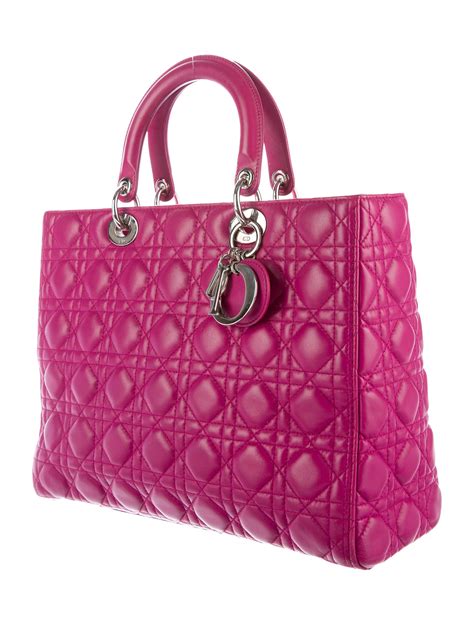 dior classic lady dior large bag|christian dior lady dior bag.